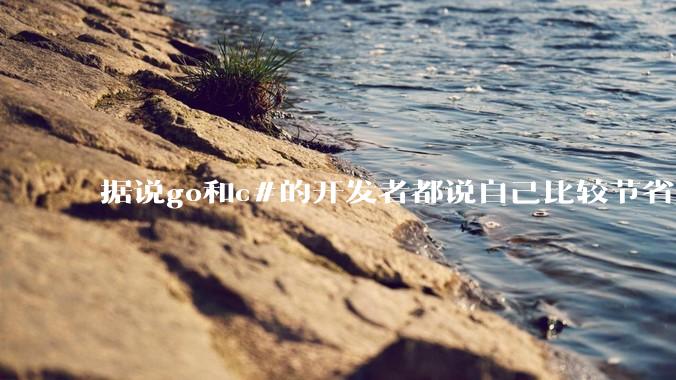 据说go和c#的开发者都说自己比较节省内存，你们认为呢？